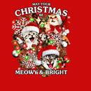 Boy's Lost Gods Meowy and Bright Christmas T-Shirt