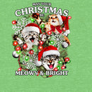 Girl's Lost Gods Meowy and Bright Christmas T-Shirt