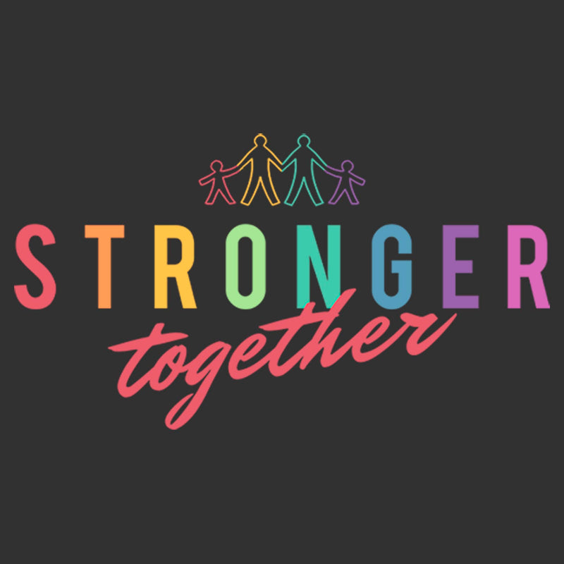 Men's Lost Gods Stronger Together Colorful T-Shirt