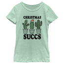 Girl's Lost Gods Christmas Succulents T-Shirt