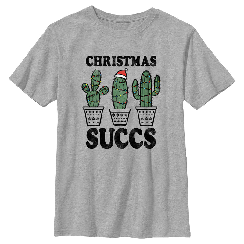 Boy's Lost Gods Christmas Succulents T-Shirt