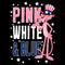 Men's The Pink Panther Patriotic Pink White and Blue T-Shirt