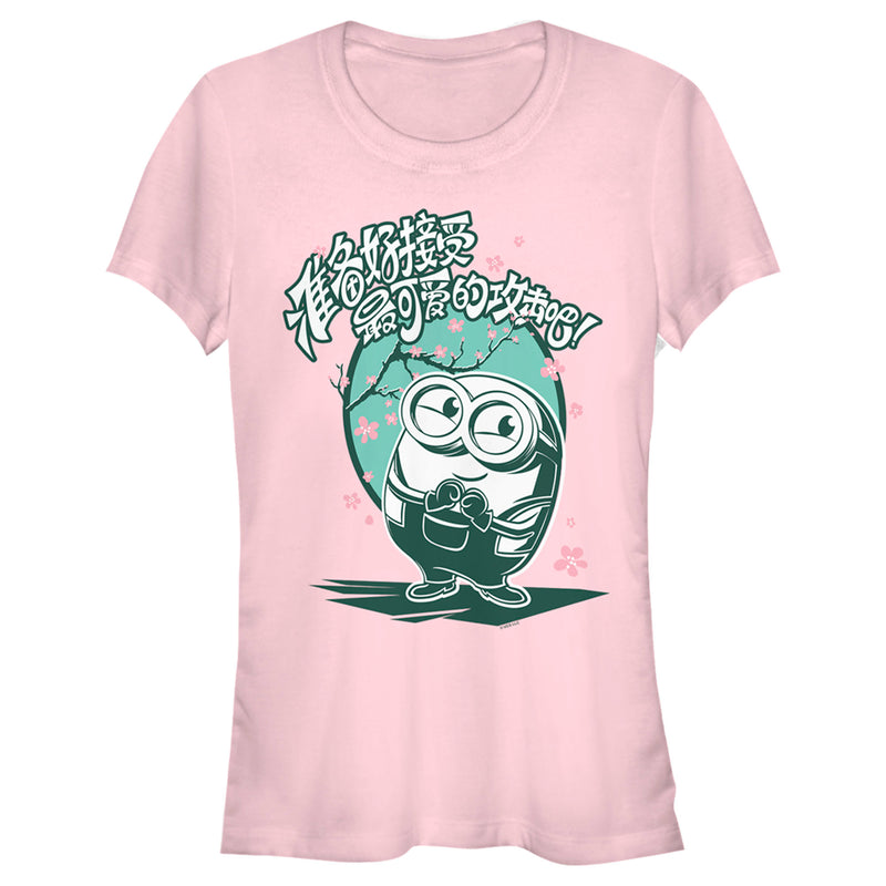 Junior's Minions: The Rise of Gru Bob Cherry Blossoms T-Shirt