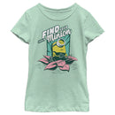 Girl's Minions: The Rise of Gru Stuart Find Your Inner Minion T-Shirt