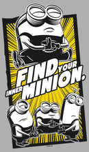 Boy's Minions: The Rise of Gru Find Your Inner Minion Comic Style T-Shirt