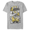 Men's Minions: The Rise of Gru Comic Fight T-Shirt