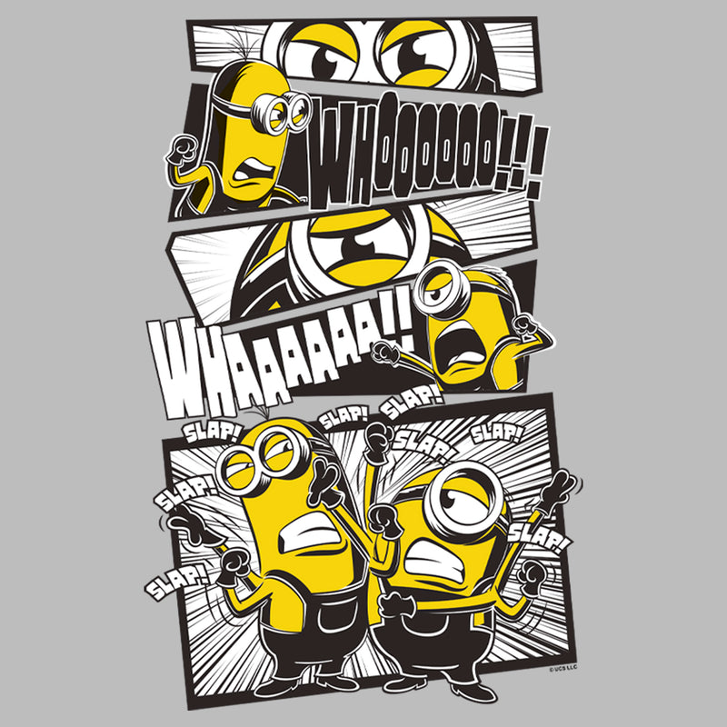 Men's Minions: The Rise of Gru Comic Fight T-Shirt