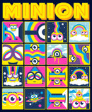 Boy's Minions: The Rise of Gru Rainbow Panels T-Shirt