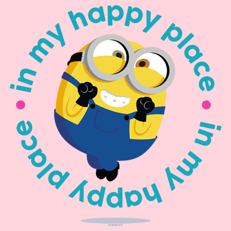 Junior's Minions: The Rise of Gru Bob In My Happy Place T-Shirt