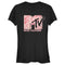 Junior's MTV Valentine's Day Rose Petal Logo T-Shirt