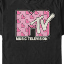 Men's MTV Valentine's Day Pink Heart Logo T-Shirt