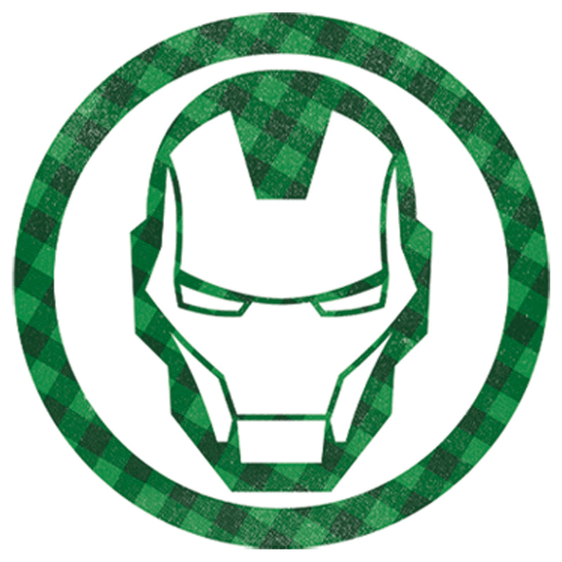 Junior's Marvel St. Patrick's Day Lucky Iron Man Mask T-Shirt