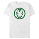 Men's Marvel St. Patrick's Day Lucky Iron Man Mask T-Shirt