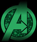 Junior's Marvel St. Patrick's Day Avengers' Logo T-Shirt