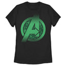 Women's Marvel St. Patrick's Day Avengers' Logo T-Shirt