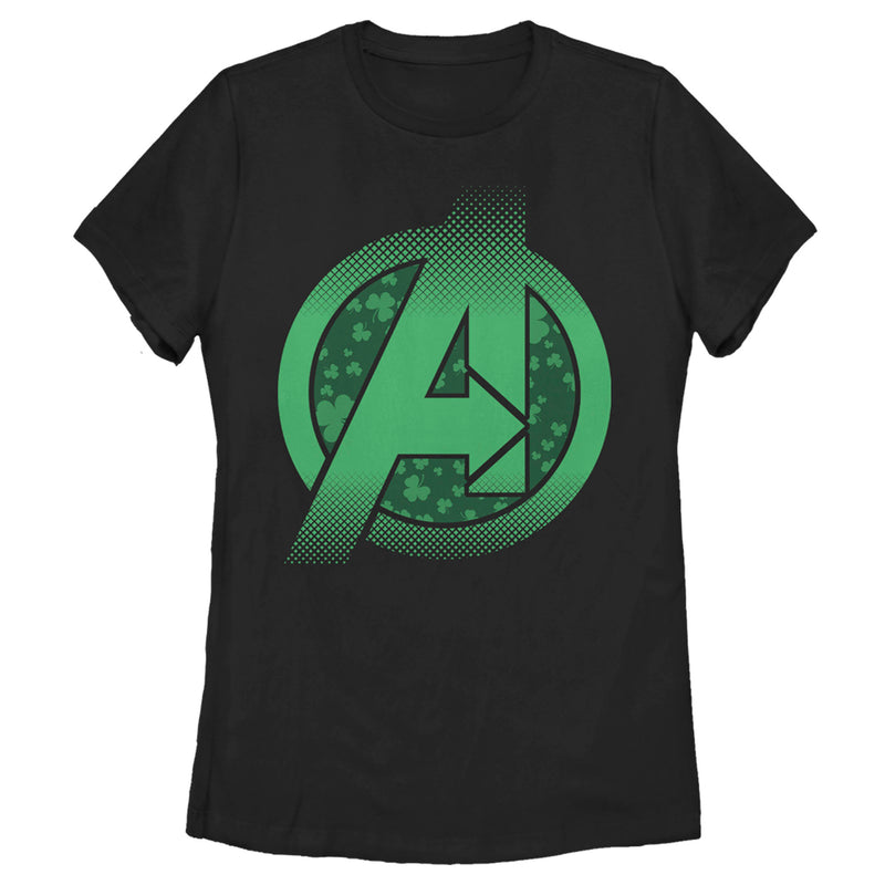 Women's Marvel St. Patrick's Day Avengers' Logo T-Shirt