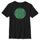 Boy's Marvel Black Widow St. Patrick's Day Clover Black Widow Logo T-Shirt