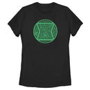 Women's Marvel Black Widow St. Patrick's Day Clover Black Widow Logo T-Shirt