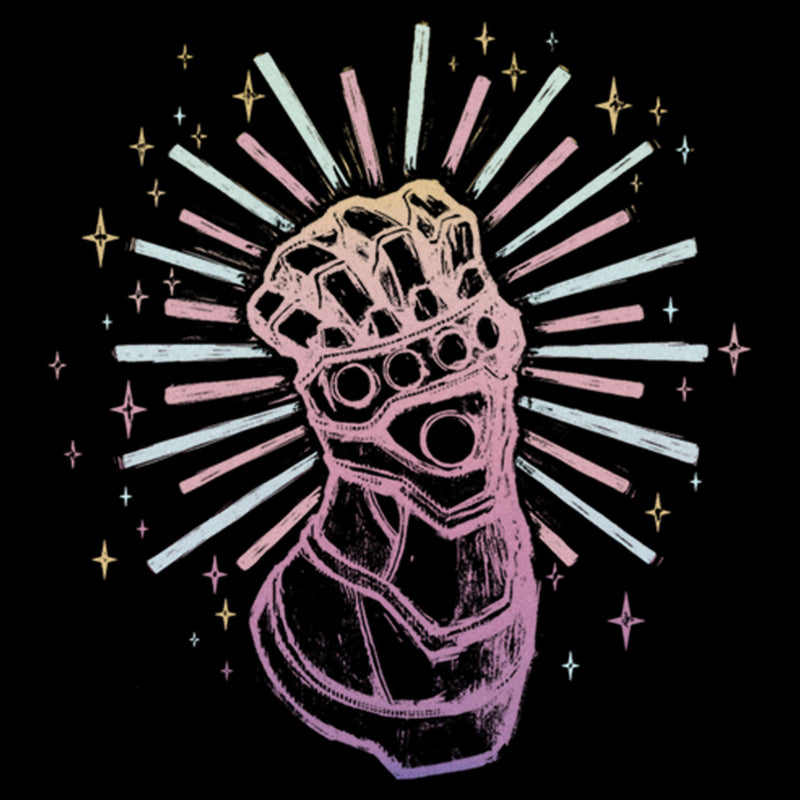 Girl's Marvel Sparkling Infinity Gauntlet T-Shirt