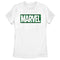 Women's Marvel St. Patrick's Day Green Marvel Logo T-Shirt