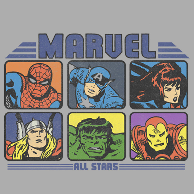 Boy's Marvel Retro Avengers Boxed Up T-Shirt