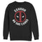 Men's Marvel: Deadpool Shh… No One Cares Logo Sweatshirt