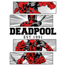 Men's Marvel: Deadpool Comic Panels T-Shirt