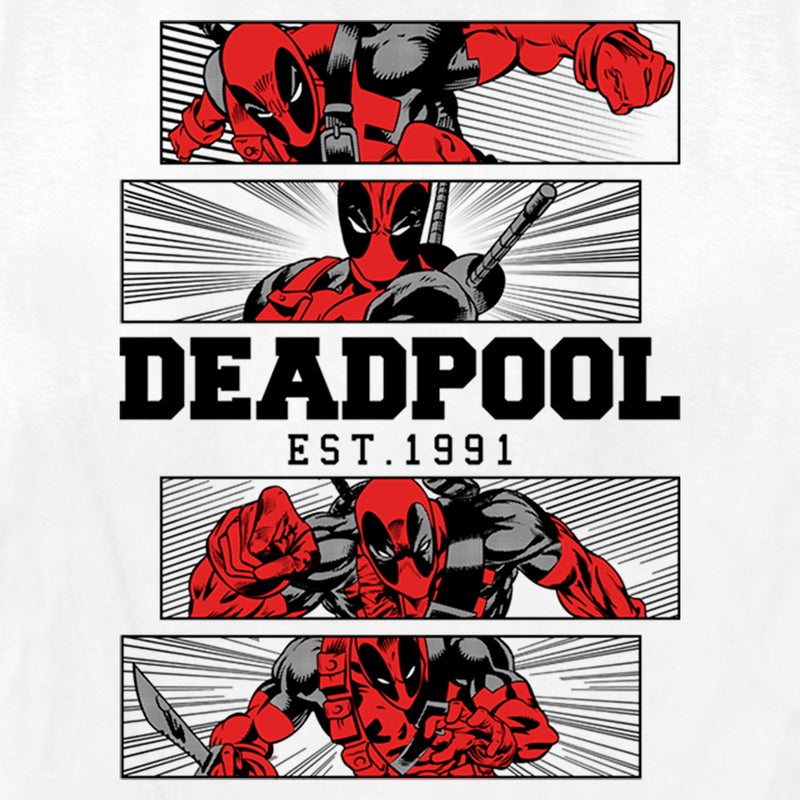 Women's Marvel: Deadpool Comic Panels T-Shirt