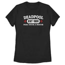 Women's Marvel: Deadpool Distressed Merc With a Mouth T-Shirt