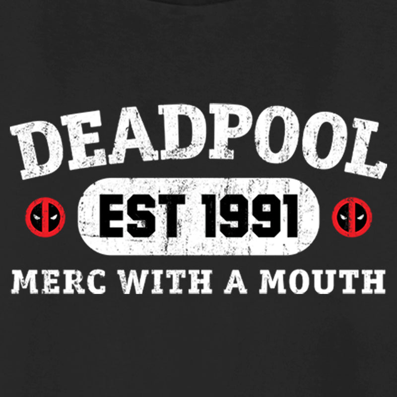 Women's Marvel: Deadpool Distressed Merc With a Mouth T-Shirt