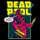 Junior's Marvel: Deadpool Comic Shape Pattern T-Shirt