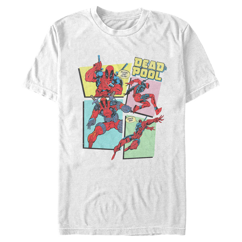 Men's Marvel: Deadpool Retro Shapes T-Shirt