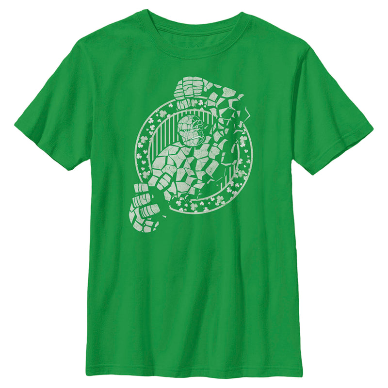 Boy's Marvel St. Patrick's Day The Thing It's Pinching Time T-Shirt