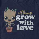 Men's Guardians of the Galaxy Groot All Things Grow with Love T-Shirt