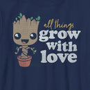 Boy's Guardians of the Galaxy Groot All Things Grow with Love T-Shirt