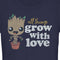 Junior's Guardians of the Galaxy Groot All Things Grow with Love T-Shirt