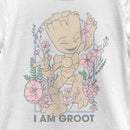 Girl's Guardians of the Galaxy Floral I Am Groot T-Shirt