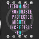 Women's Marvel Mother's Day Heroes Badges T-Shirt