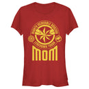 Junior's Marvel Mother's Day Mighty Mom Badge T-Shirt