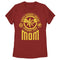 Women's Marvel Mother's Day Mighty Mom Badge T-Shirt