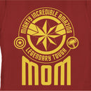 Women's Marvel Mother's Day Mighty Mom Badge T-Shirt