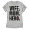 Women's Marvel Wife, Mom, Hero Black Widow Icon T-Shirt