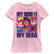 Girl's Marvel My Mom Is My Hero Cartoon Heroes T-Shirt