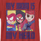 Boy's Marvel My Mom Is My Hero Cartoon Heroes T-Shirt