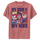 Boy's Marvel My Mom Is My Hero Cartoon Heroes Performance Tee