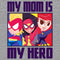 Boy's Marvel My Mom Is My Hero Cartoon Heroes Pull Over Hoodie