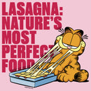 Girl's Garfield Lasagna Most Perfect Food T-Shirt