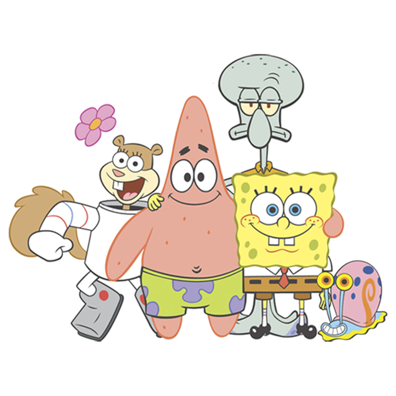 Girl's SpongeBob SquarePants Squad Friends T-Shirt