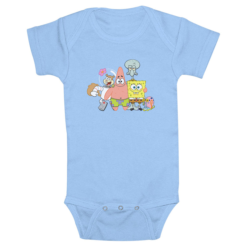 Infant's SpongeBob SquarePants Group Shot Onesie