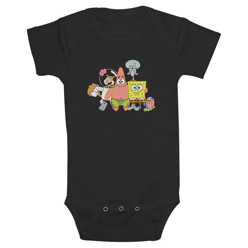 Infant's SpongeBob SquarePants Group Shot Onesie